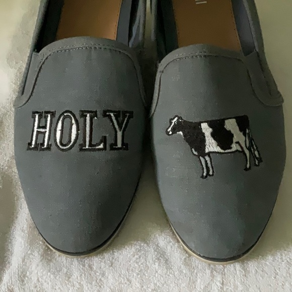 🐄 BAR lll HOLY COW DENIM SHOES 🐄 - Picture 8 of 16